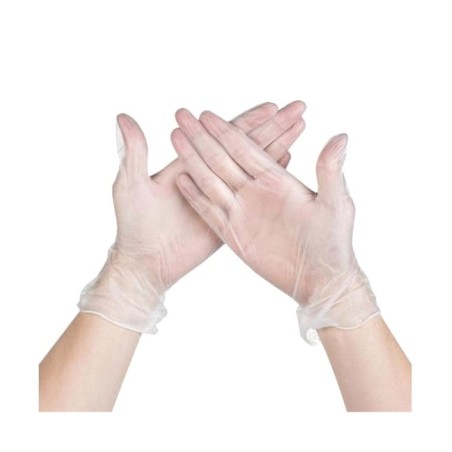 Guantes Vinilo s/polvo T/S (100 uds)(10)