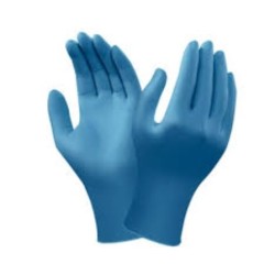 Guantes Nitrilo azul s/polvo M (100 und)(10)