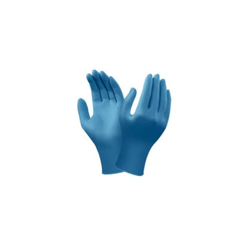 Guantes Nitrilo azul s/polvo L (100 und)(10)