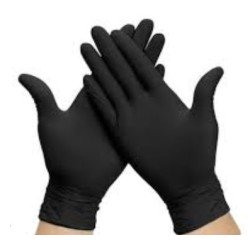 Guantes Nitrilo negro T/L (100 und)(10)