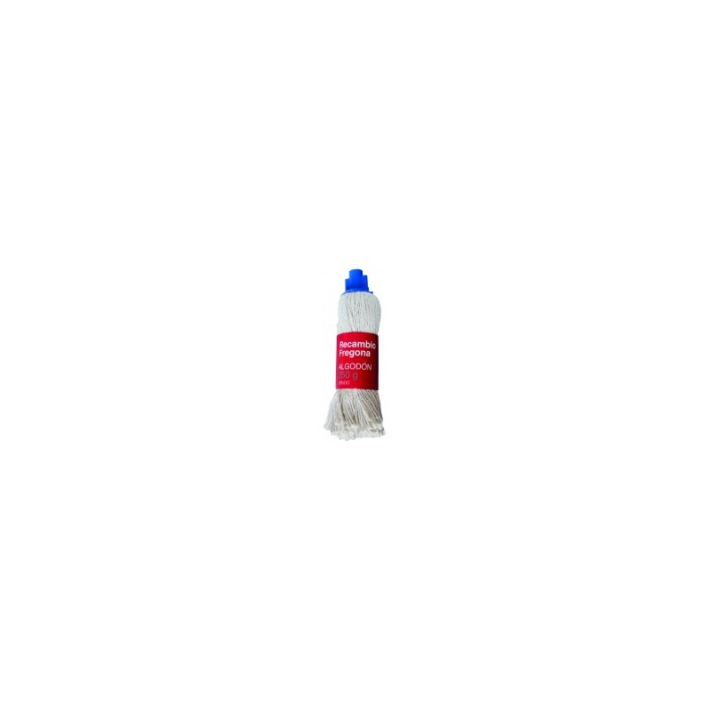 Recambio Fregona Algodón blanco (250 grs)(12)