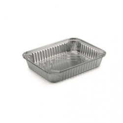 Envase aluminio 1500 cc  28 x 18 x 3.5 cm(100 und)(4)