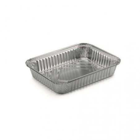 Envase aluminio 1500 cc  28 x 18 x 3.5 cm(100 und)(4)