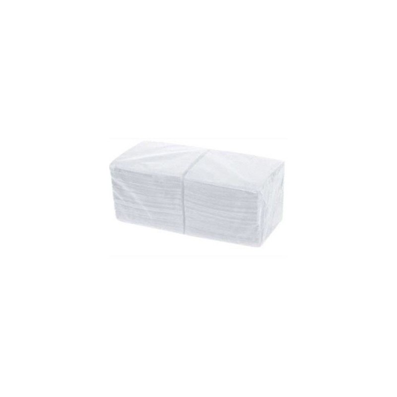 Serv. 20 x 20 celulosa color  blanco cocktail (100 und)(60)