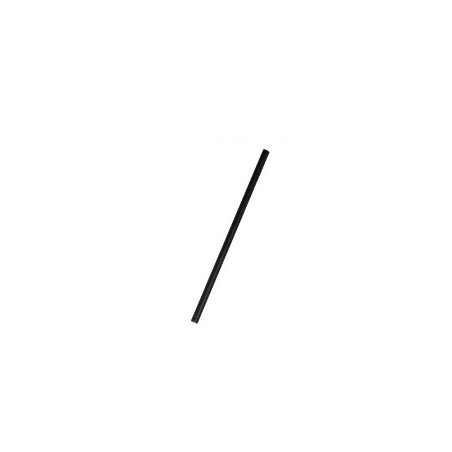 Cañita PP Recta Negra 8 x 210 mm (500 uds)