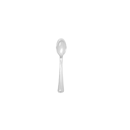 Cucharilla Postre Reutilizable Transparente 145 mm (50 und)(40)