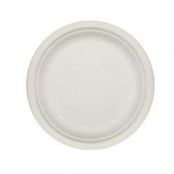 Plato Caña de Azúcar 26 cm (50 und)(10)