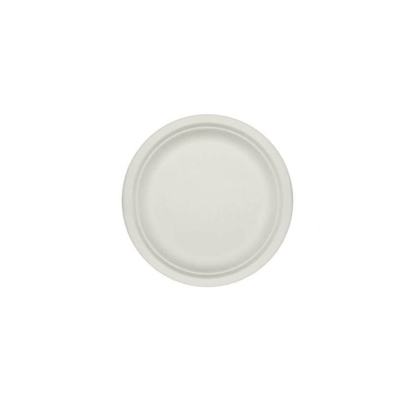 Plato Caña de Azúcar 26 cm (50 und)(10)
