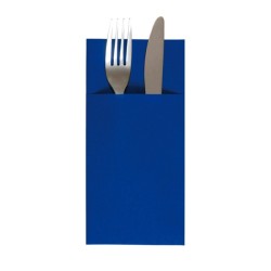 Serv. 40 x 40 Kanguro, 1/8 color azul Airlaid (50 uds)(14)