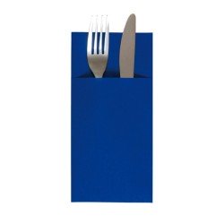 Serv. 40 x 40 Kanguro, 1/8 color azul Airlaid (50 uds)(14)