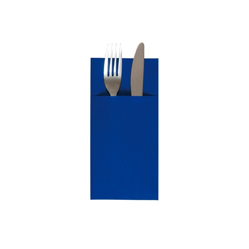 Serv. 40 x 40 Kanguro, 1/8 color azul Airlaid (50 uds)(14)