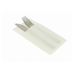 Serv. 32 x 40 cm  Kangurito Blanca micropunto (50 uds)(24)