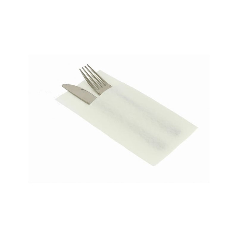 Serv. 32 x 40 cm  Kangurito Blanca micropunto (50 uds)(24)
