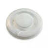 Tapa plana XPS  C/Cruz Vaso Papel Blanco 12/16 OZ  90 mm(100 und)(20)