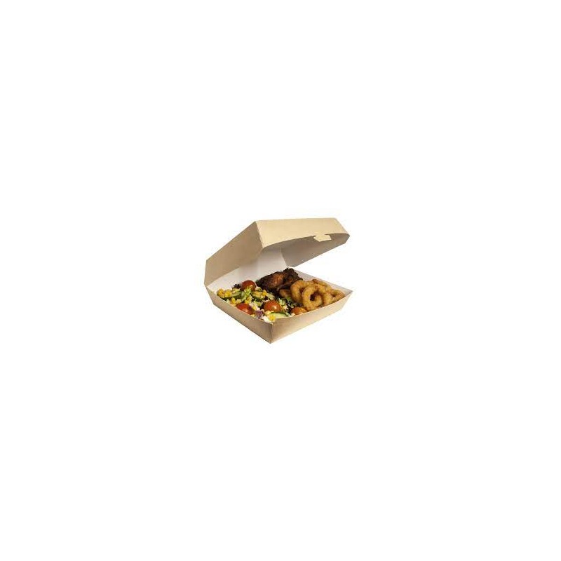Caja Portamenu Kraft Grande 186 x 146 x 8 mm (35 uds)(5)