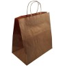 Bolsa Papel Kraft C/asa rizada 27x16x26,5 (50 und)(5)