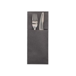 Serv. 32 x 40 cm. Kangurito Negra micropunto (50 uds)(24)