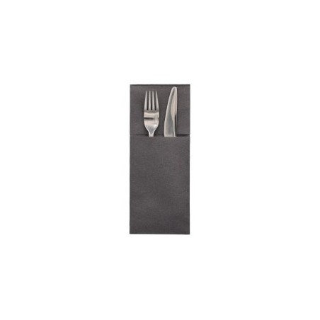 Serv. 32 x 40 cm. Kangurito Negra micropunto (50 uds)(24)