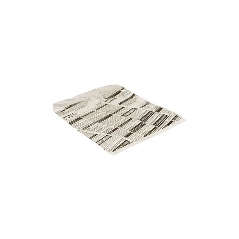 Bolsa de Kebab, hamburguesa 16 x 18 cm Periódico (1000 und)