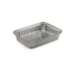 Envase aluminio 2000 cc 26x19x5.6 cm (100 und)(6)