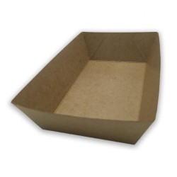 Barqueta  Kraft antigrasa 960 cc  170x95x55 mm (250 und)(2)