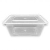 Tarrina PP microondas rectangular 1000 cc + tapas 170x118x70 mm (50 und)(6)