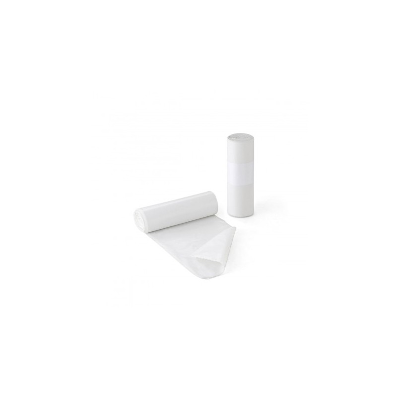 Bolsa basura reciclada doméstica Blanca 40 x 50 (50 uds) Galga 60 (50)