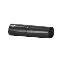 Bolsa basura reciclada doméstica Negra 55 x 58 (25 und) Galga 65 (73)