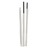 Cañita Papel Rígida Enfundada Negra 20 cm  D: 6mm (100 und)(35)