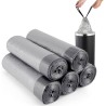 Bolsa basura Reciclada Autocierre Gris  55 x 58  G75 (15 und)
