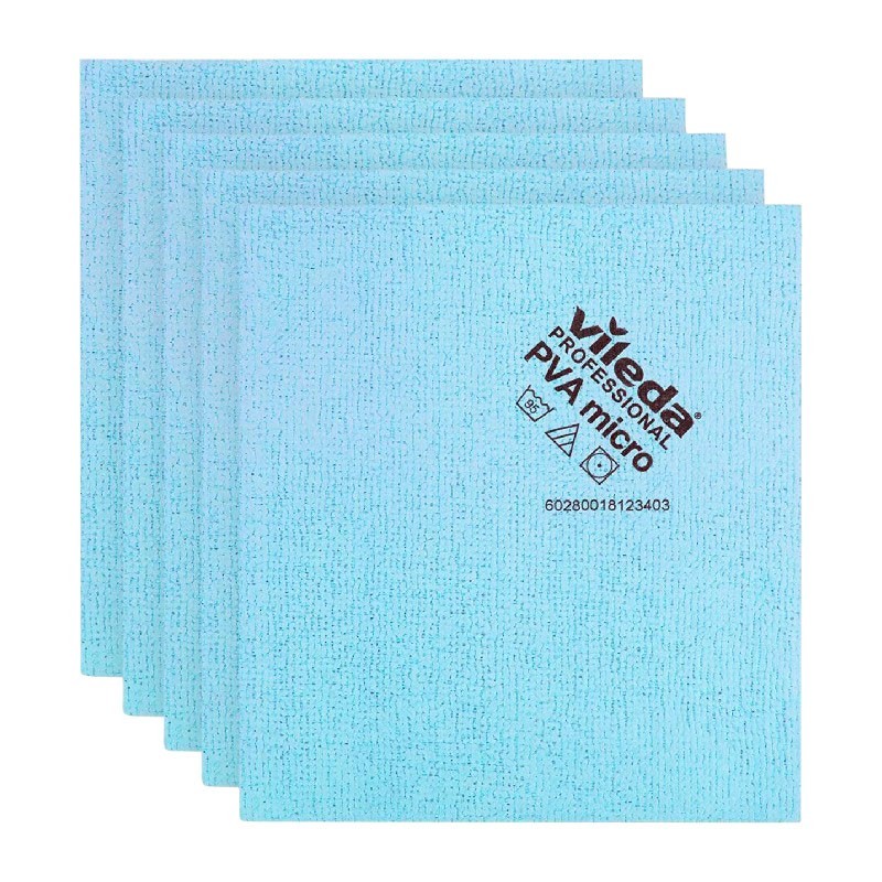 Bayeta PVA Micro Vileda Azul Pack 5 und