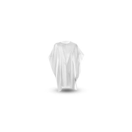 Capa peluquería 85 x 110 cm polipropileno Blanco  P/50