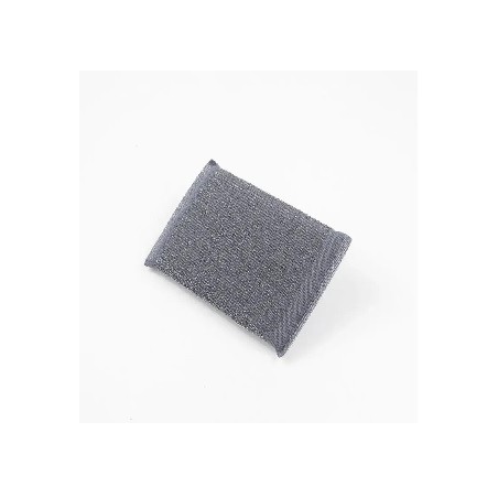 Esponja Estropajo acero inox 14x9.5x1.6 cm (6uds)(20)
