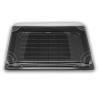 Envase Sushi PS 239 x1468 x 23 + Tapa PS Transparente Antivaho 242x1501x33 mm (50 uds)(8)